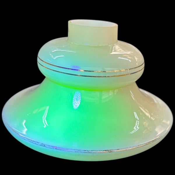 Pair of Uranium/Vaseline Glass Shades GA20237