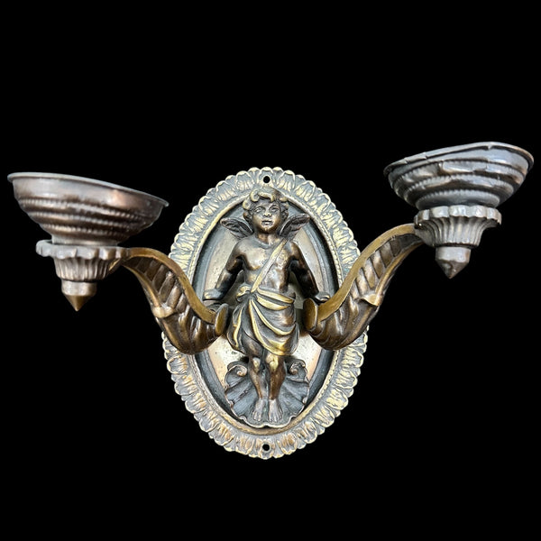 Antique Cherub Wall Sconce GA20264
