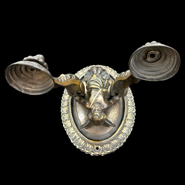 Antique Cherub Wall Sconce GA20264