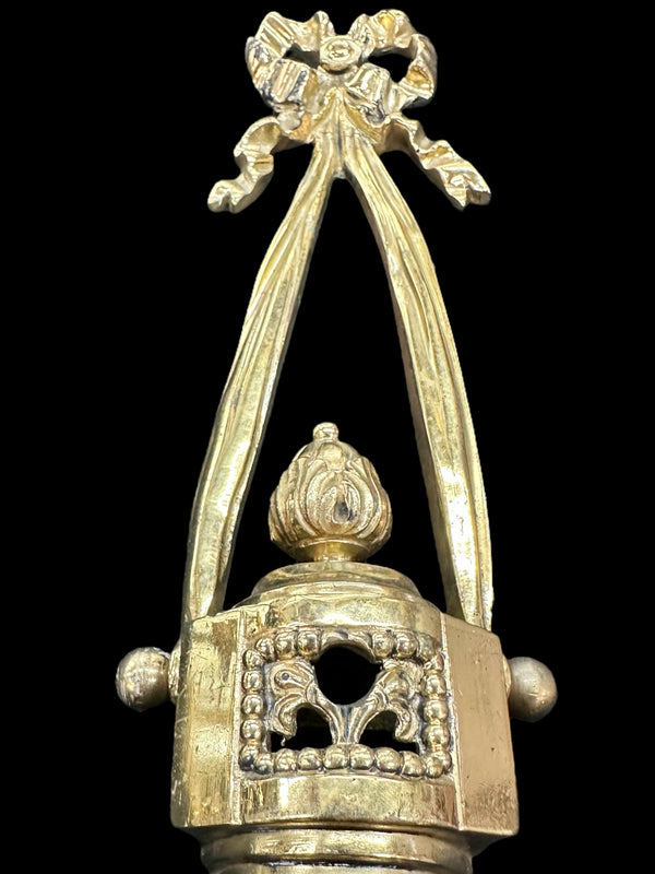 Antique Brass Wall Sconce Pair GA20266