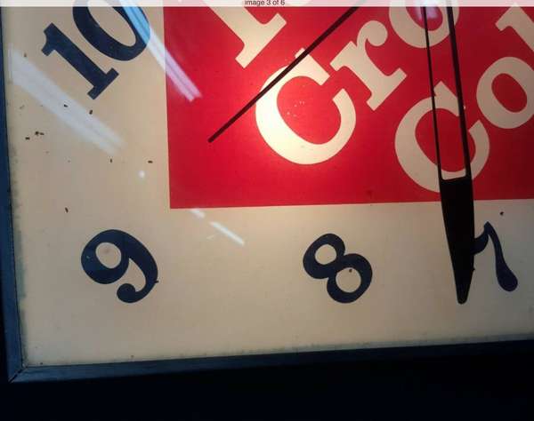 Royal Crown Cola Diamond Clock Pam Clock Co. GA20152
