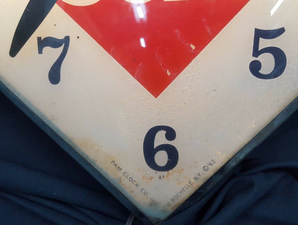 Royal Crown Cola Diamond Clock Pam Clock Co. GA20152