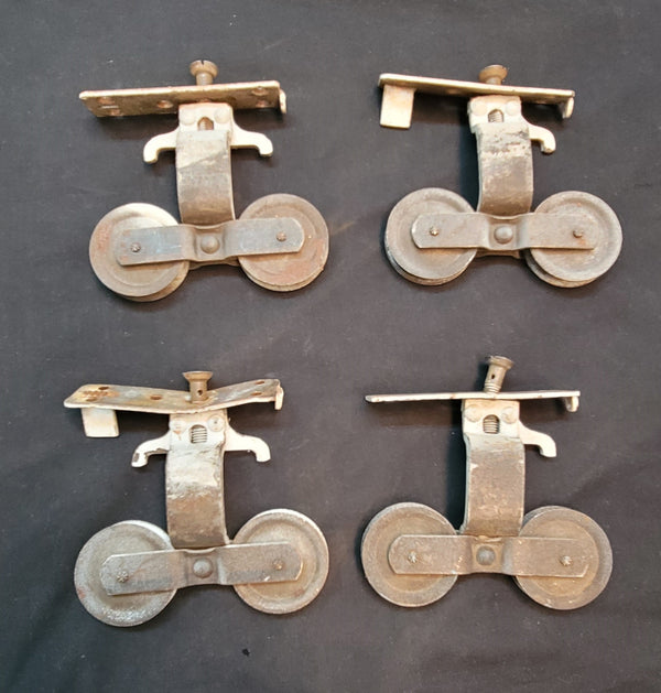 2 Pairs of Vintage Pocket Door Roller Wheels GS00638