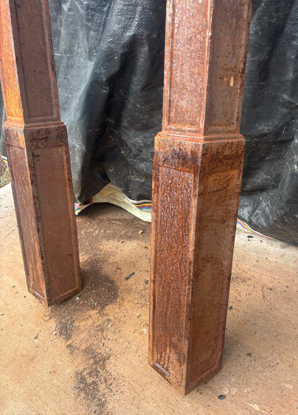Pair of Cast Iron Newel Posts GA21612