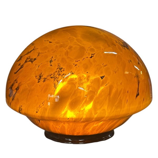 Amber Marbled Glass Dome Flush Mount Shade w/ 5" Fitter GA20697