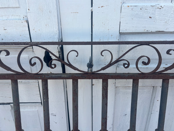 9 Foot Iron Fence Panel GA21310