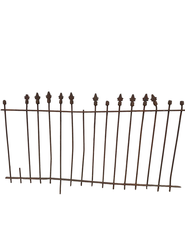 31 Ft Antique Wrought Iron Picket Fencing GA21065