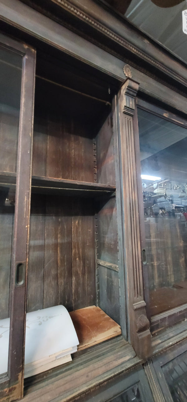 General Store Display Cabinet w/ Huge Storage 17 1/2' Long x 8 1/2' Tall GS00595