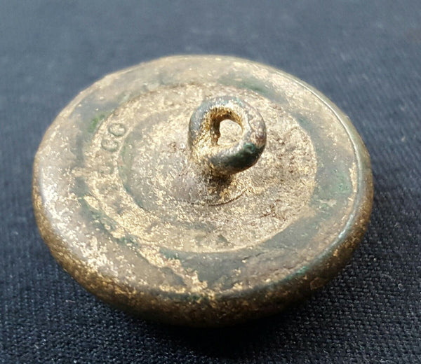 Civil War Dug Cold Harbor Battlefield Virginia State Seal Button GS010927