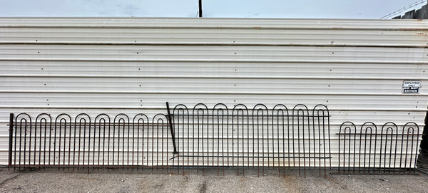62 Linear Feet of Antique Iron Hairpin Fencing GA20441