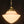 Load image into Gallery viewer, Restored Art Deco Pendant Light w/ Ribbed Bullet Point Shade GS01022
