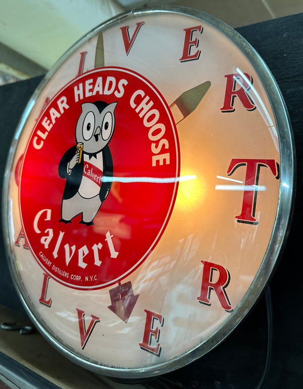 Calvert Distillers Corp. Round Wall Clock GA20357