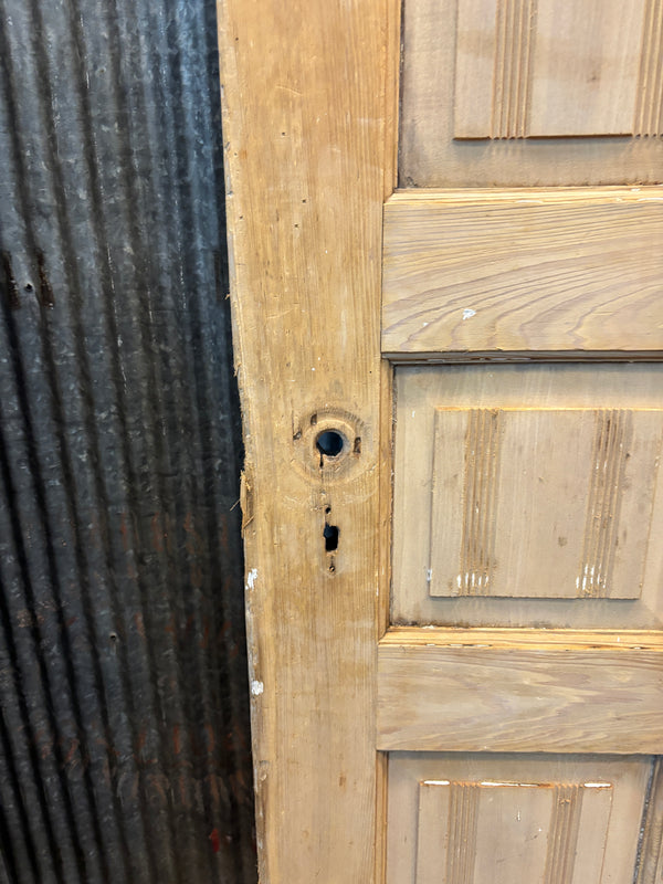 Pair of Heart Pine 7-Panel Doors GA21431