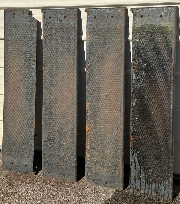 Set of 4 48" Long Cast Iron Stair Treads GA20609