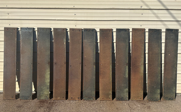 Set of 11  59" Long Cast Iron Stair Treads GA20610