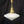 Load image into Gallery viewer, Restored Art Deco Flush Mount Pendant Light w/ Bullseye Point Shade GS01024
