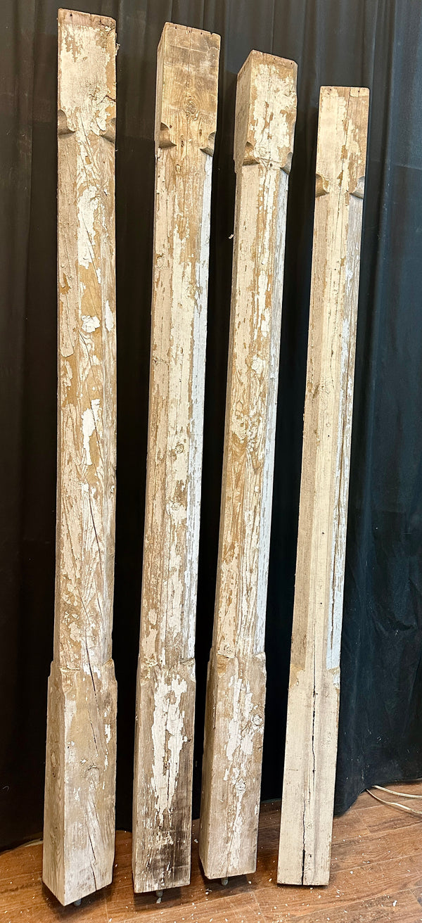 Set of 4 Wooden Porch Columns GA20581