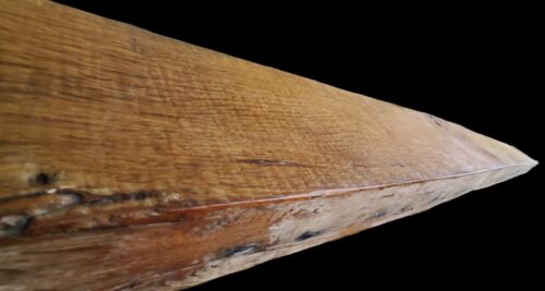 1780's Hand-hewn Pitt Sawn White Oak Beam 98" x 7 3/4" x 4" GAM0109
