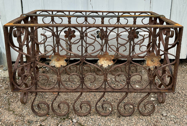 Repurposed Antique Iron Chandelier Shade GA20342