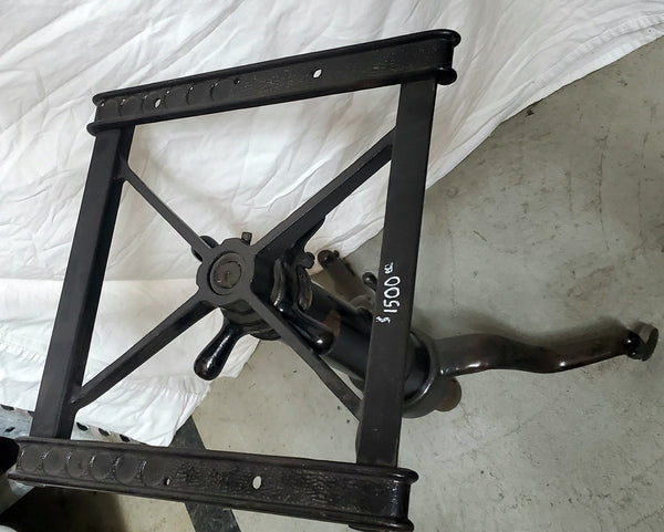 1920's Industrial Adjustable Table Base GAM0096