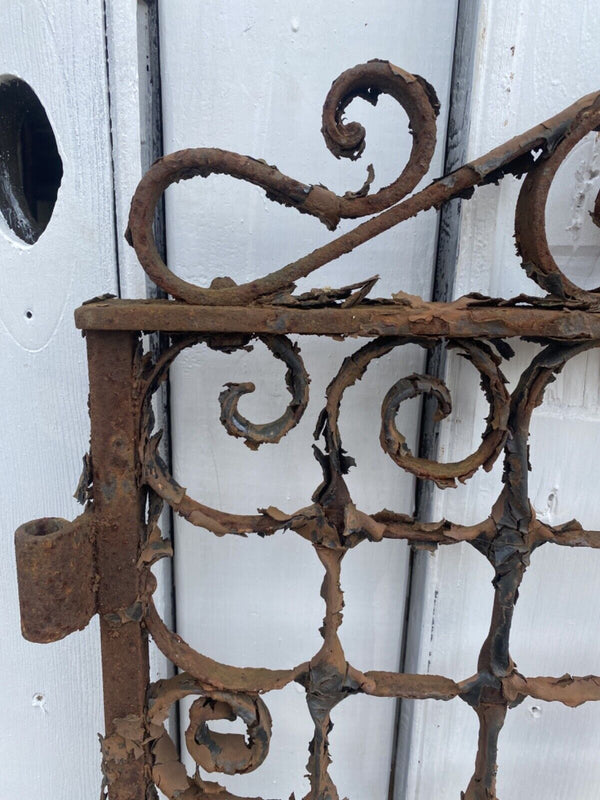 Antique Iron Gate GS00214 - 34 1/2" wide x 40 3/4" tall
