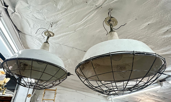 Vintage Industrial Pendant Lights - 2 Available GA20398