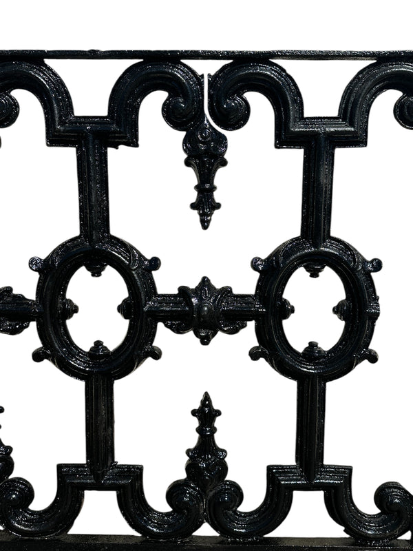 Ornate Restored  Antique Wrought Iron Fencing GA20892