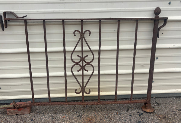 2 Matching Pairs of Wrought Iron Porch Railings GA21253
