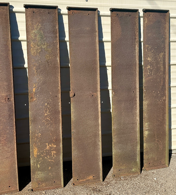 Set of 11 59" Long Cast Iron Stair Treads GA20828