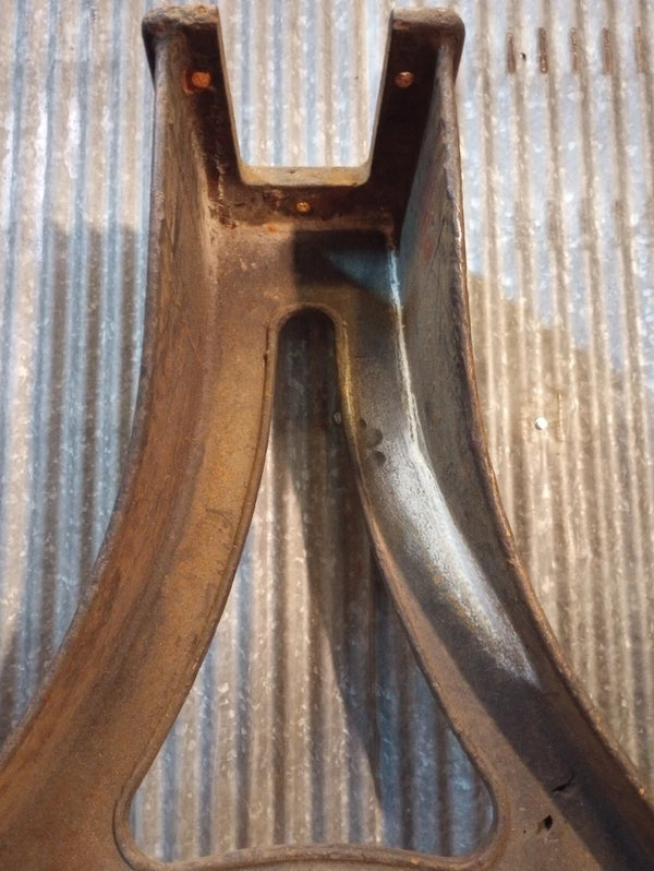Pair of Cast Iron Factory Machine Legs 31" Tall x 25" Wide GA-S081