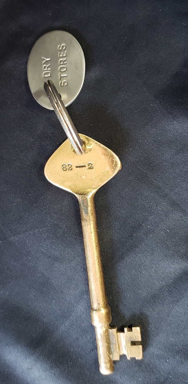 Restored 1870's Eastlake Victorian Pocket Door Lock Set w/ Key & More GS010925