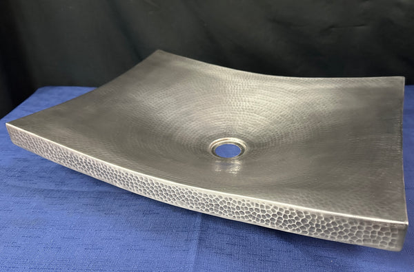 NOS Native Trails CPS57 Kohani 20" Brushed Nickel Vessel Bathroom Sink - GA20530