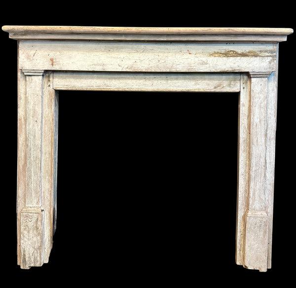 Antique Traditional Painted Wood Fireplace Mantel GA20599