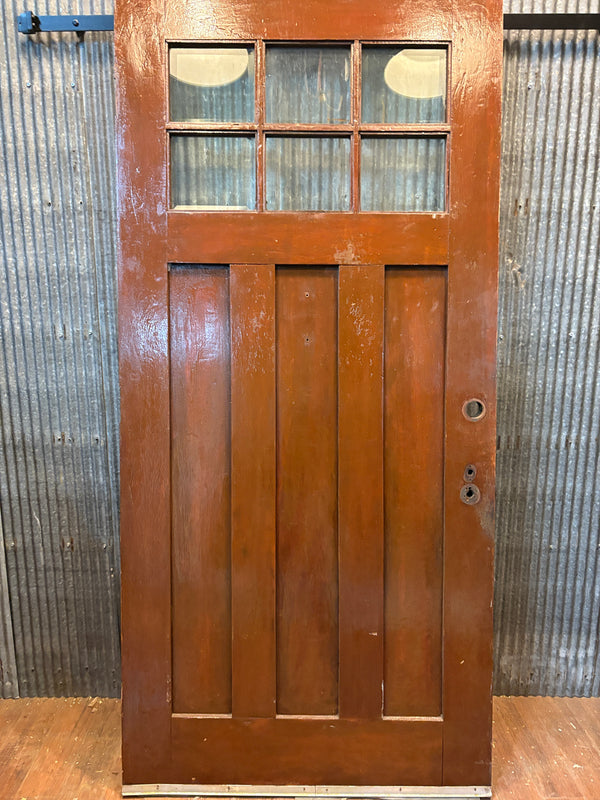 6-Lite 3-Panel Front Door w/ Beveled Glass GS6080