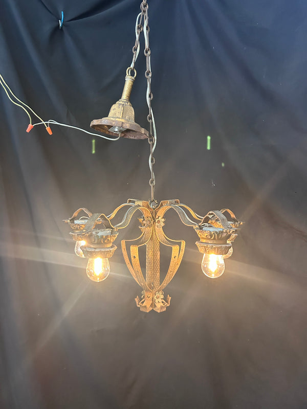 5 Light Bronze Chandelier