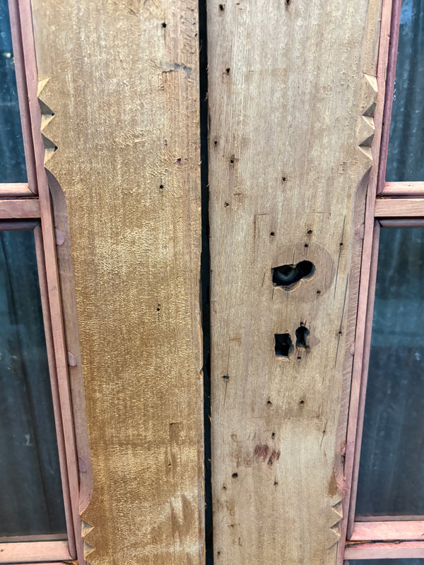 Pair of 12-Pane Heart Pine Doors GA21539
