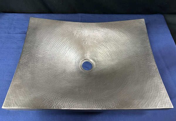 NOS Native Trails CPS57 Kohani 20" Brushed Nickel Vessel Bathroom Sink - GA20530