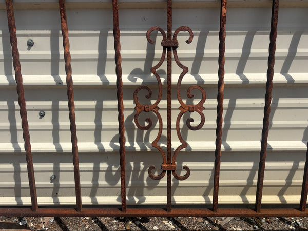 9 Foot Iron Fence Panel GA21312
