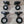 Load image into Gallery viewer, Set of 4 Restored Art Deco Cast Iron Exterior Sconces 7 1/2" T x 4 3/4" GS010918
