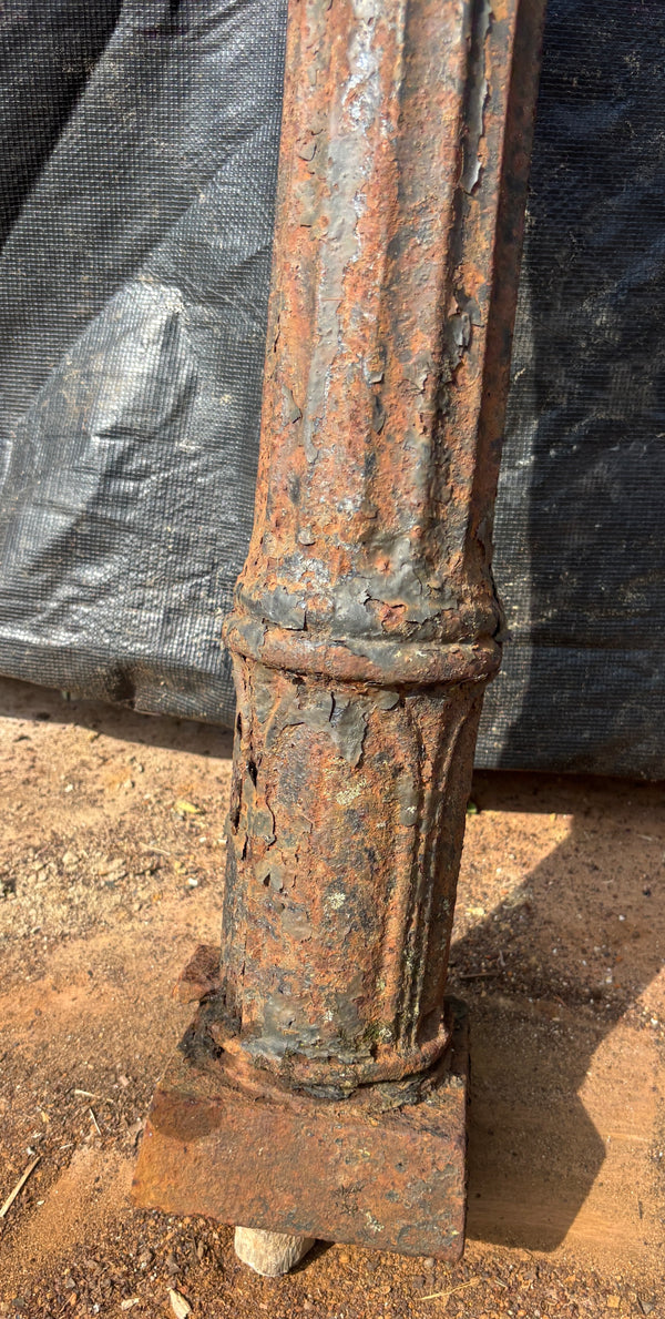 Pair of Victorian Cast Iron Newel Posts GA21583