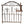 Load image into Gallery viewer, Antique Wrought Iron Arch Top Garden Gate - 36" W x 39" T - GA20991
