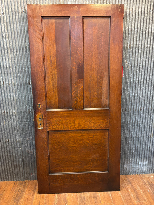 3-Panel Wood Door GA21499