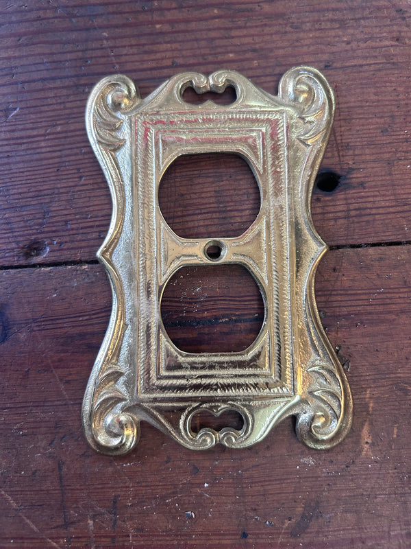 Set of 5 Brass Switch Plates/Covers GS010981