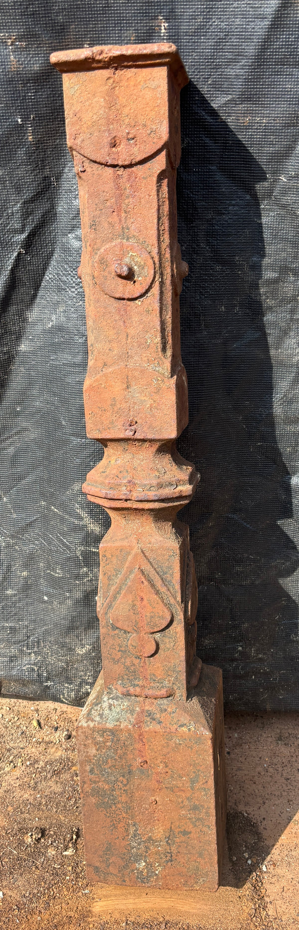 Set of 4 Cast Iron Newel Posts GA21582