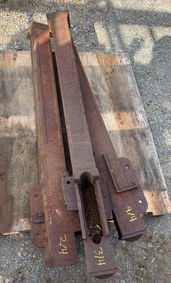 5 Piece Set of Cast Iron Newel Posts GA21613