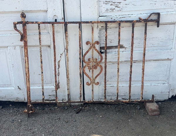 4 Foot Wrought Iron Fence Panel GA21254