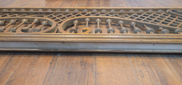Vintage 6 Foot Long Wooden Victorian Fretwork 17 1/2" x 72" GS00893