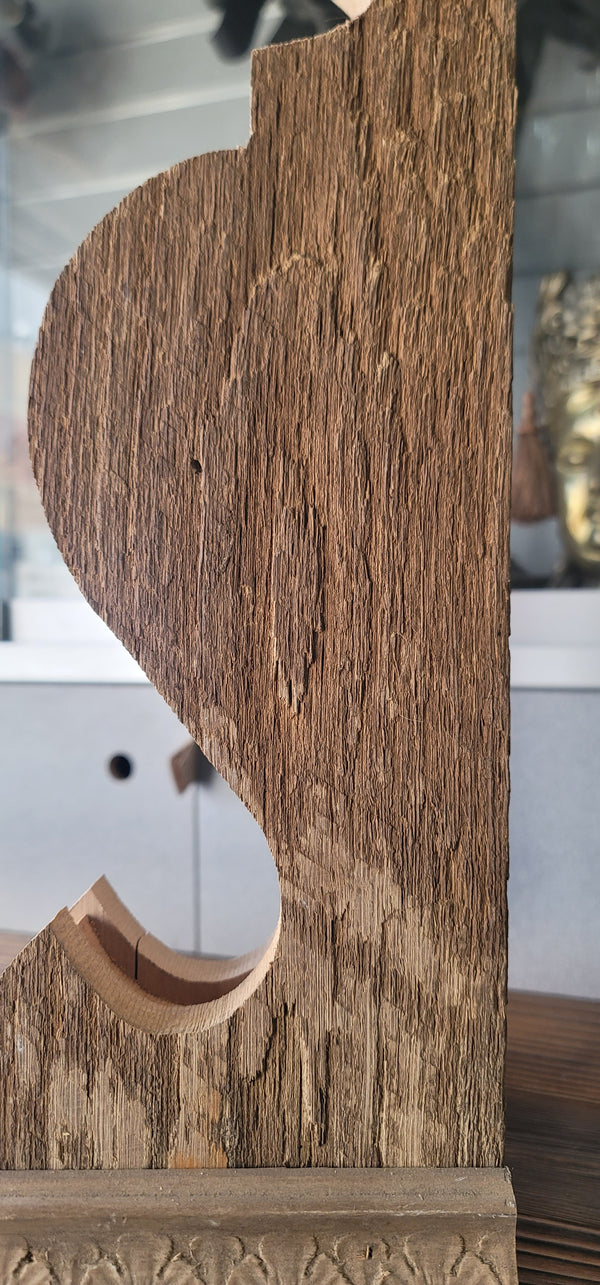 Pair of 3 Layered Wooden Corbels 16 1/2" T x 6 1/4 D x 3 3/4" GS00941