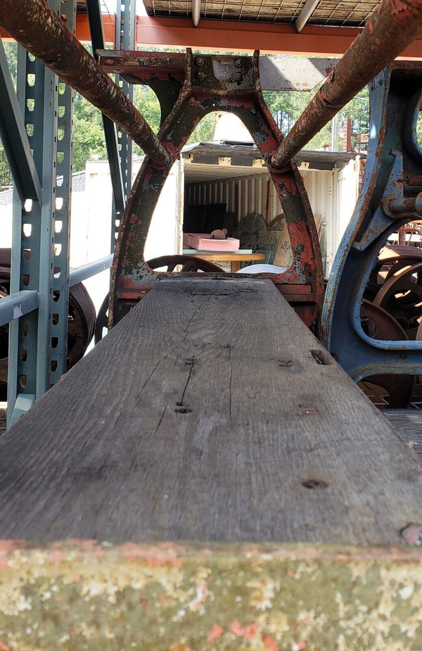 Industrial Factory Cast Iron Machine Table Base 30 1/2" T x 49 1/2" L x 18" D GS00047