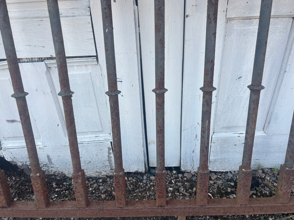 9 Foot Iron Fence Panel GA21310